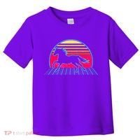 Retro Running Horse Silhouette Toddler T-Shirt thumb 0