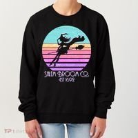 Retro Salem Broom Co. Est 1692 Halloween Women's Sweatshirt thumb 0