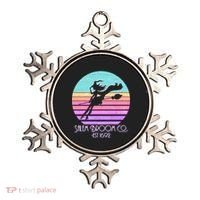 Retro Salem Broom Co. Est 1692 Halloween Ornament thumb 0