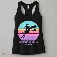Retro Salem Broom Co. Est 1692 Halloween Women's Tank Top thumb 3