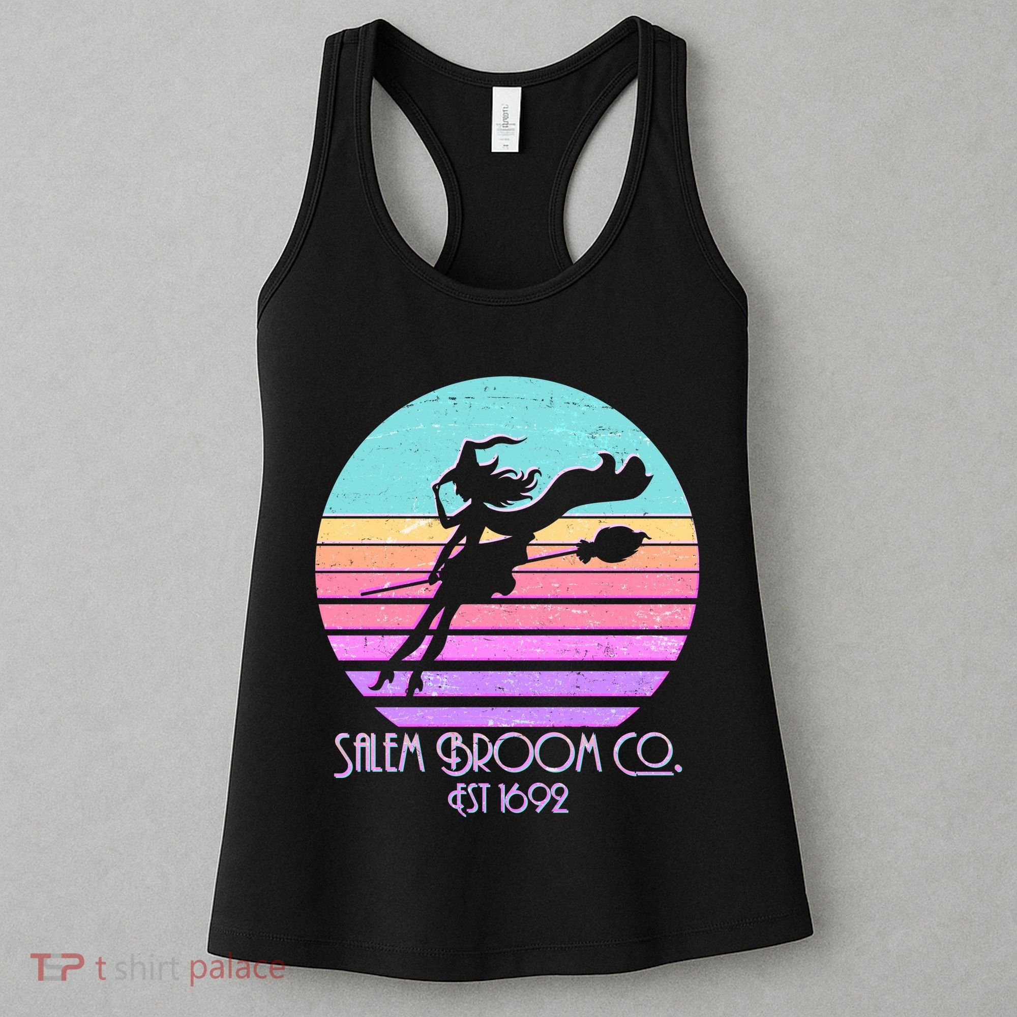 Retro Salem Broom Co. Est 1692 Halloween Women's Tank Top