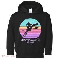 Retro Salem Broom Co. Est 1692 Halloween Toddler Hoodie thumb 0