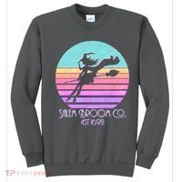 Retro Salem Broom Co. Est 1692 Halloween Sweatshirt thumb 0