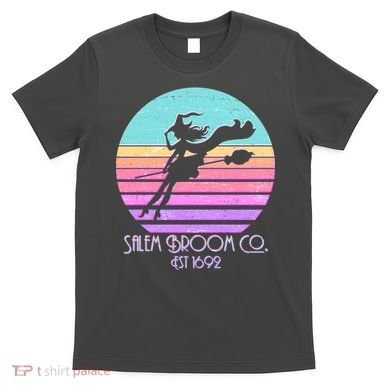 Retro Salem Broom Co. Est 1692 Halloween T-Shirt