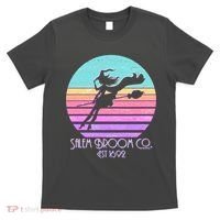 Retro Salem Broom Co. Est 1692 Halloween T-Shirt thumb 0