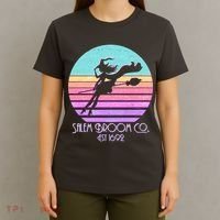 Retro Salem Broom Co. Est 1692 Halloween T-Shirt thumb 4