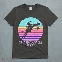 Retro Salem Broom Co. Est 1692 Halloween T-Shirt thumb 5