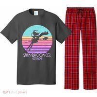 Retro Salem Broom Co. Est 1692 Halloween Pajama Set thumb 0