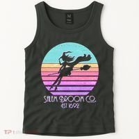 Retro Salem Broom Co. Est 1692 Halloween Tank Top thumb 2