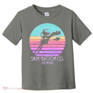 Retro Salem Broom Co. Est 1692 Halloween Toddler T-Shirt