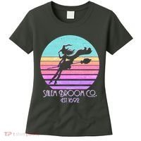 Retro Salem Broom Co. Est 1692 Halloween Women's T-Shirt thumb 0