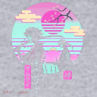 Retro Samurai Chillhop Anime Women's Racerback Cropped Tank