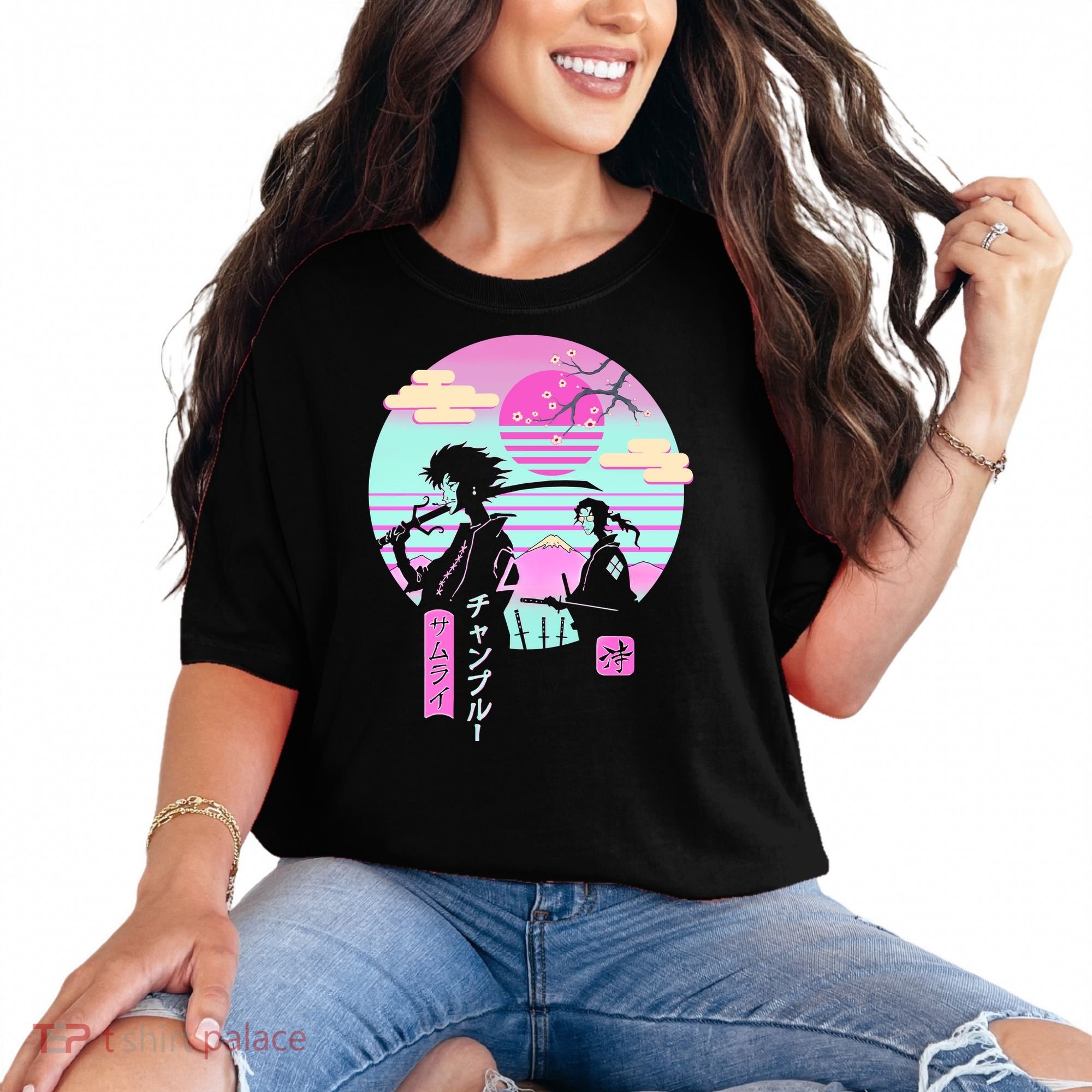 Retro Samurai Chillhop Anime Comfort Colors T-Shirt