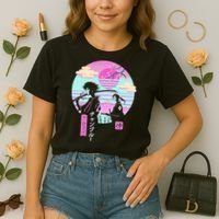Retro Samurai Chillhop Anime Comfort Colors Boxy T-Shirt thumb 2