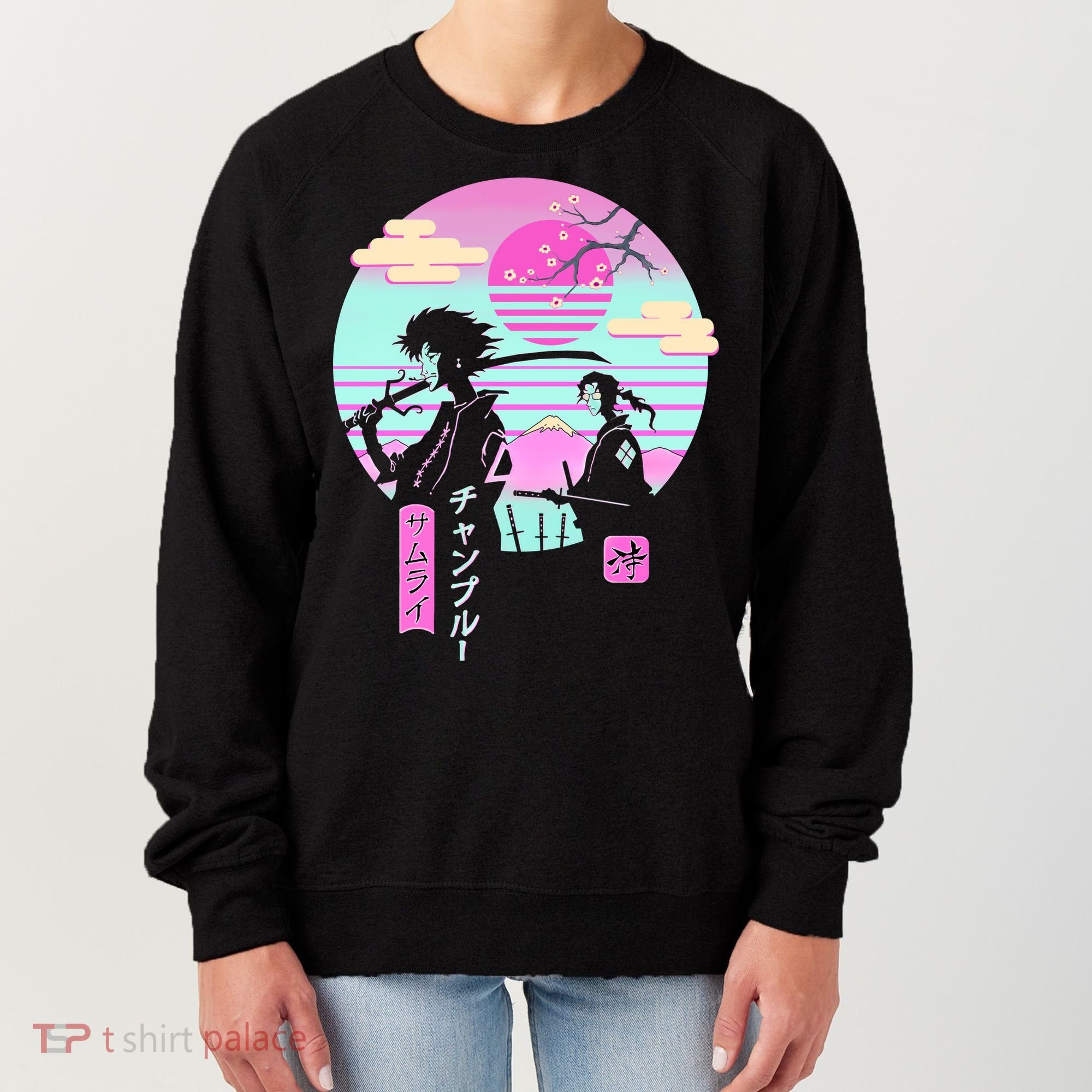 Retro Samurai Chillhop Anime Women's Sweatshirt