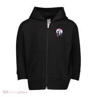 Retro Samurai Chillhop Anime Toddler Zip Fleece Hoodie thumb 0