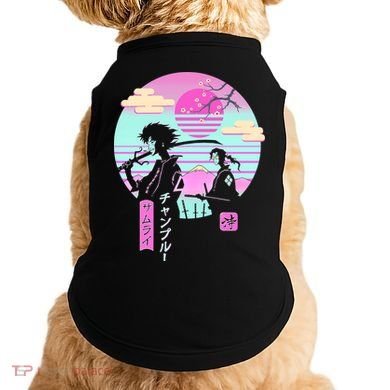 Retro Samurai Chillhop Anime Doggie Tank