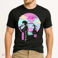 Retro Samurai Chillhop Anime Cooling Performance Crew T-Shirt thumb 2