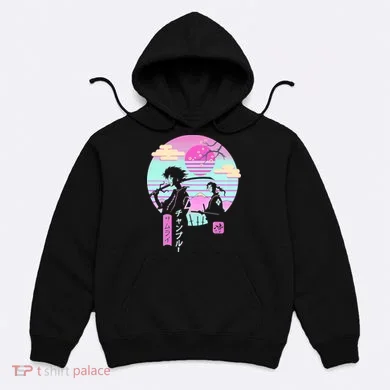 Retro Samurai Chillhop Anime Hoodie