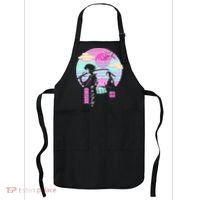 Retro Samurai Chillhop Anime Apron thumb 0