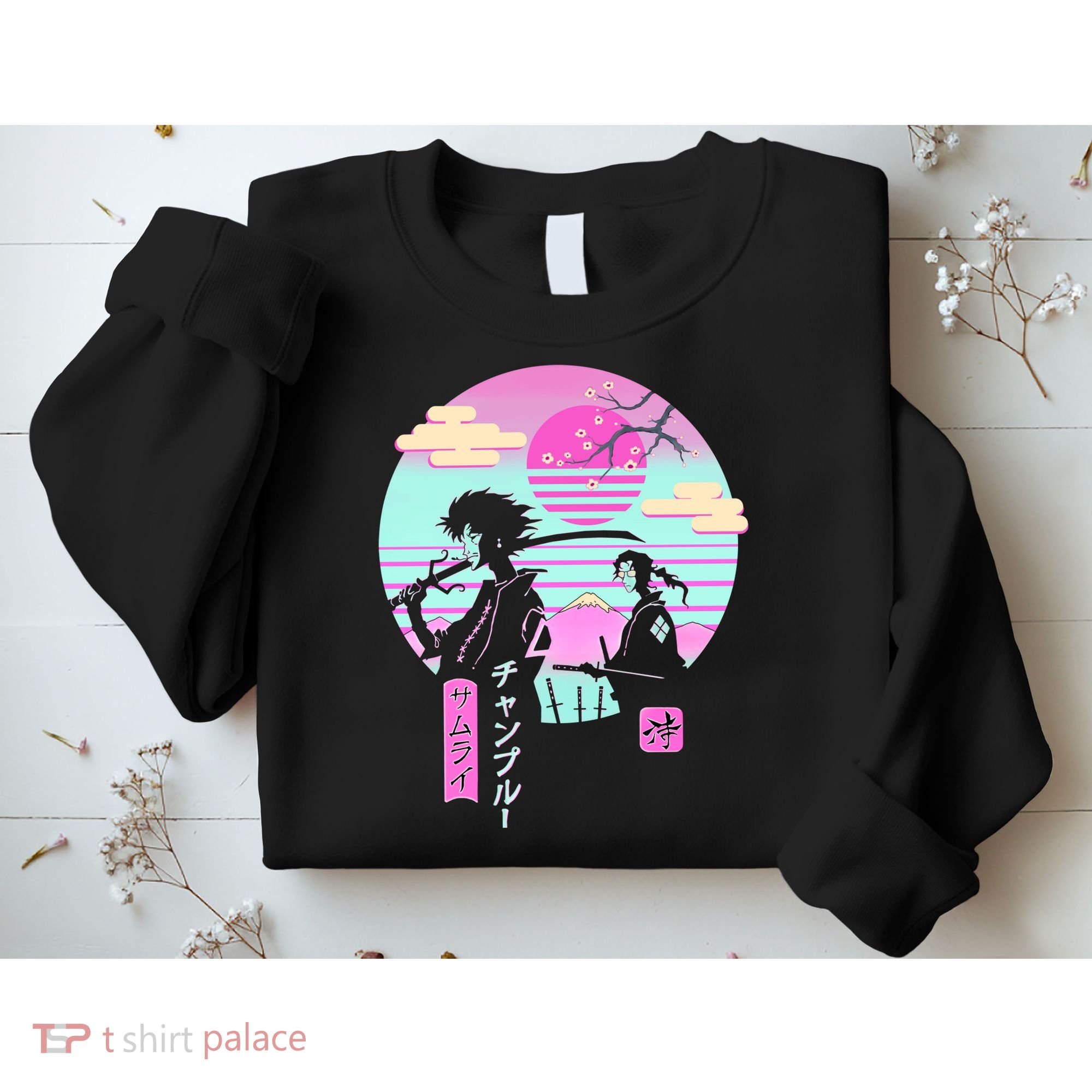 Retro Samurai Chillhop Anime Sweatshirt