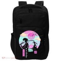 Retro Samurai Chillhop Anime Impact Tech Backpack thumb 0