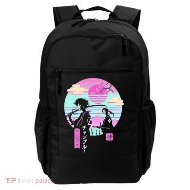 Retro Samurai Chillhop Anime Backpack