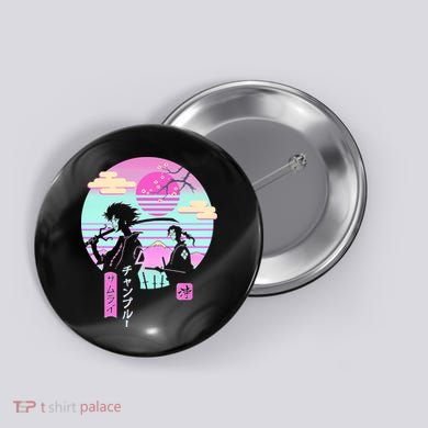 Retro Samurai Chillhop Anime Button