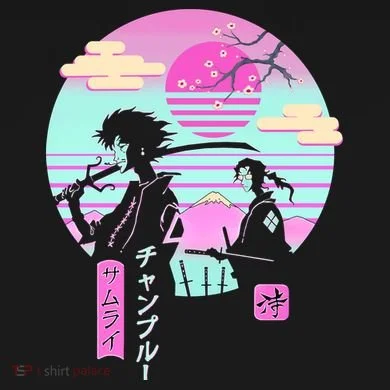 Retro Samurai Chillhop Anime Button