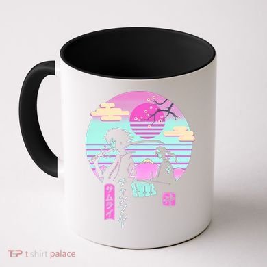 Retro Samurai Chillhop Anime Coffee Mug