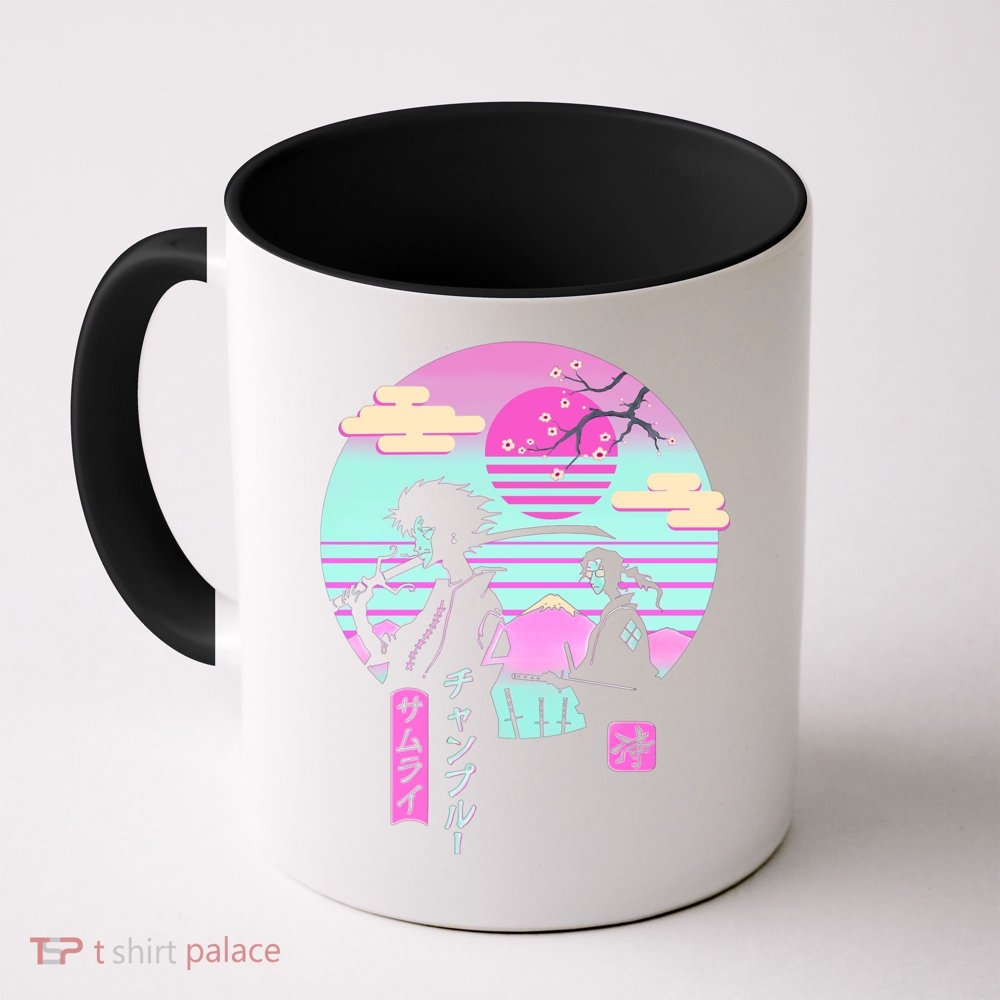 Retro Samurai Chillhop Anime Coffee Mug