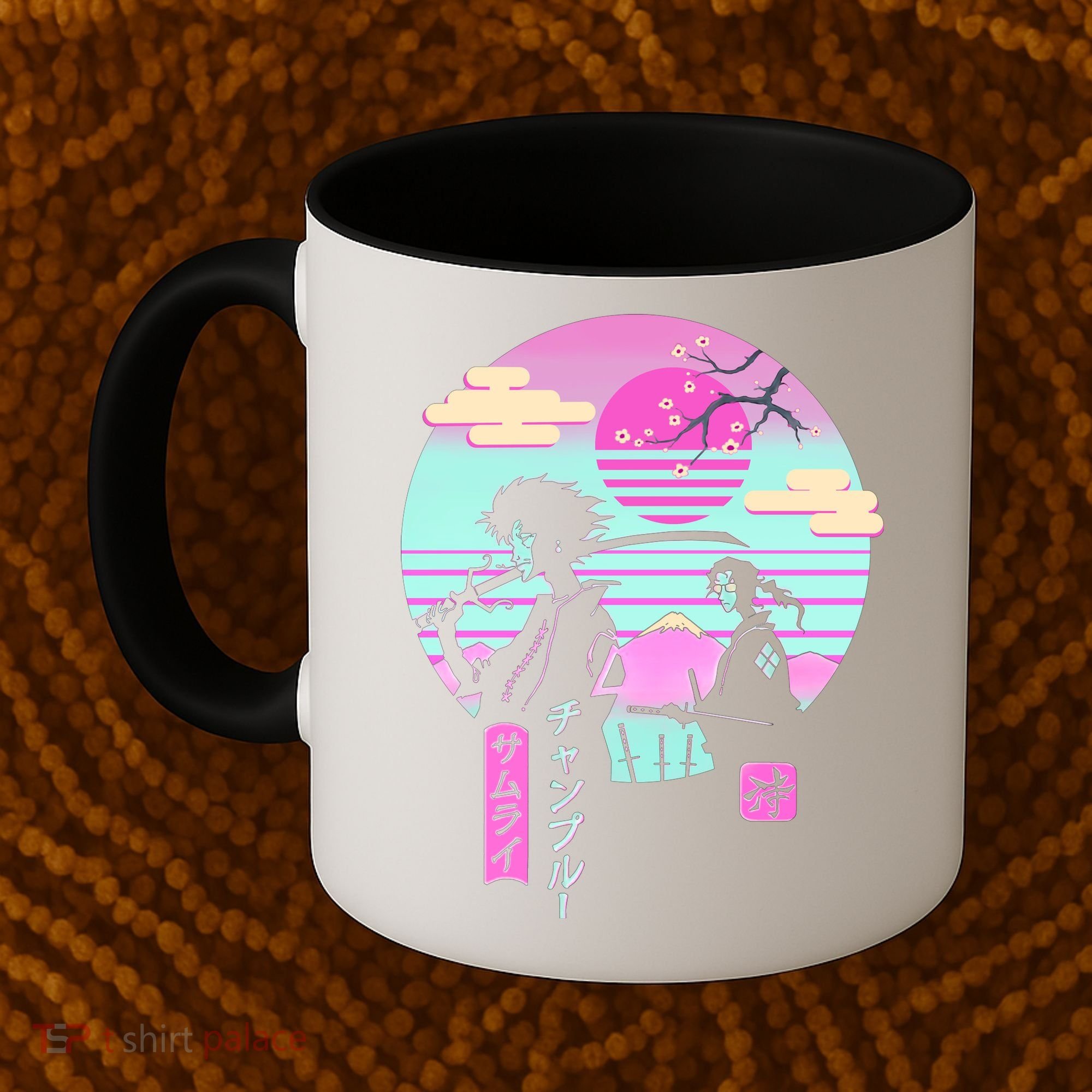 Retro Samurai Chillhop Anime Coffee Mug