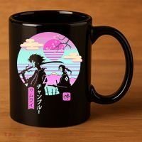 Retro Samurai Chillhop Anime 11oz C Handle Ceramic Mug thumb 3