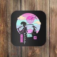Retro Samurai Chillhop Anime Coaster thumb 0