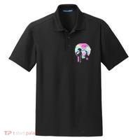Retro Samurai Chillhop Anime Dry Zone Grid Polo thumb 0