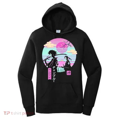 Retro Samurai Chillhop Anime Women's Hoodie