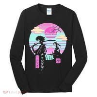 Retro Samurai Chillhop Anime Tall Long Sleeve Shirt thumb 0