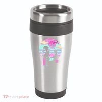 Retro Samurai Chillhop Anime 16oz Travel Tumbler thumb 0