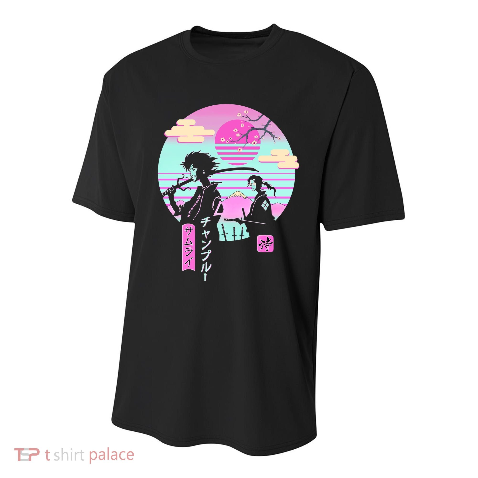 Retro Samurai Chillhop Anime Youth Performance Sprint T-Shirt