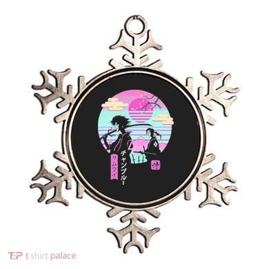 Retro Samurai Chillhop Anime Ornament