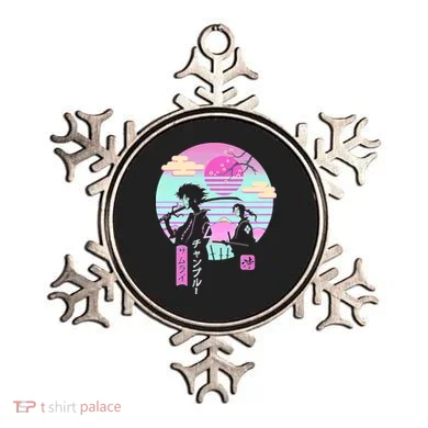 Retro Samurai Chillhop Anime Ornament