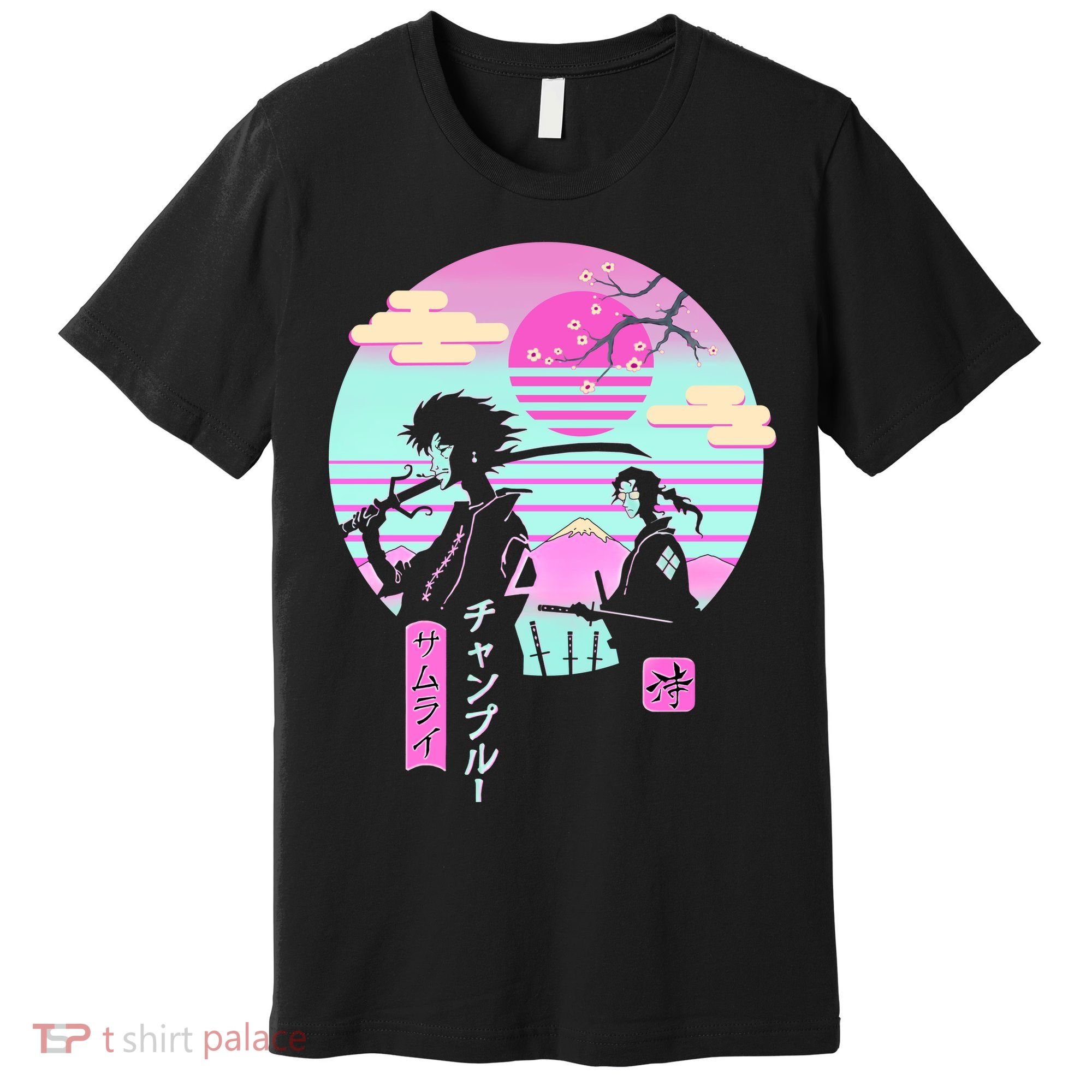 Retro Samurai Chillhop Anime Premium T-Shirt