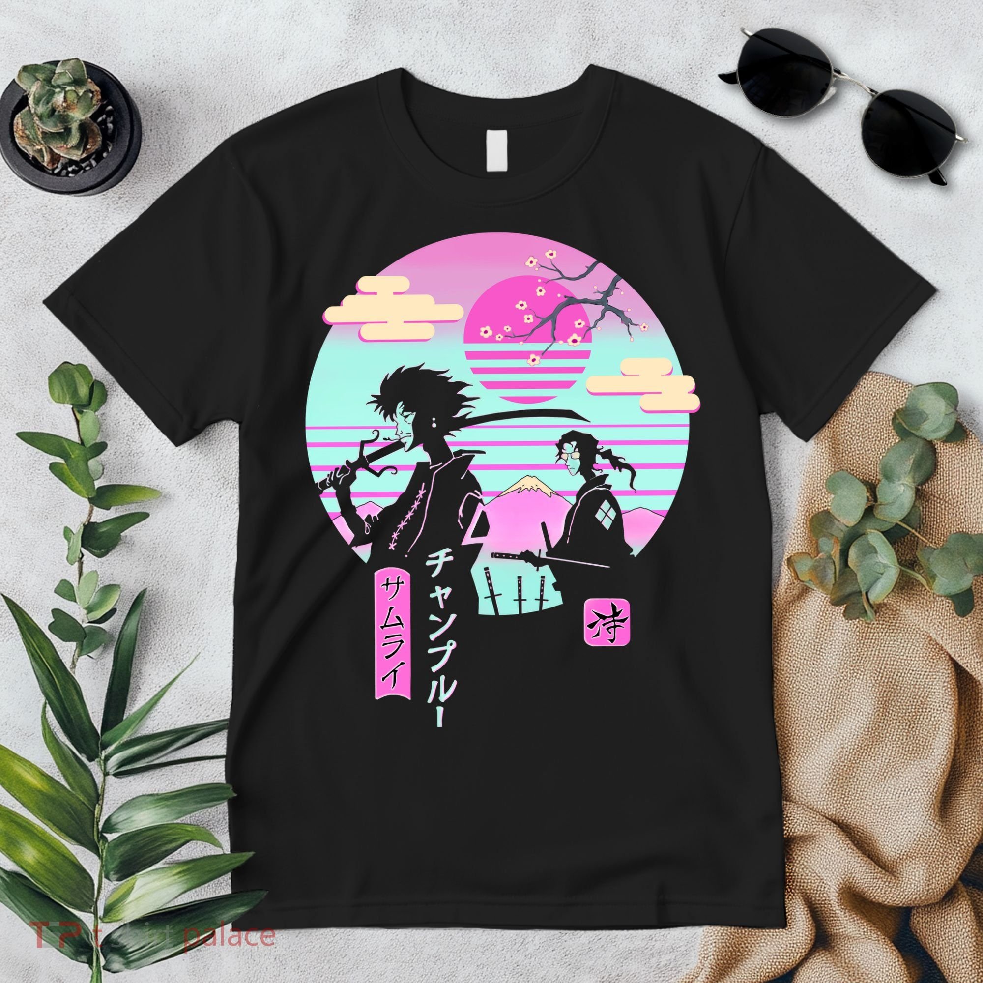Retro Samurai Chillhop Anime Premium T-Shirt