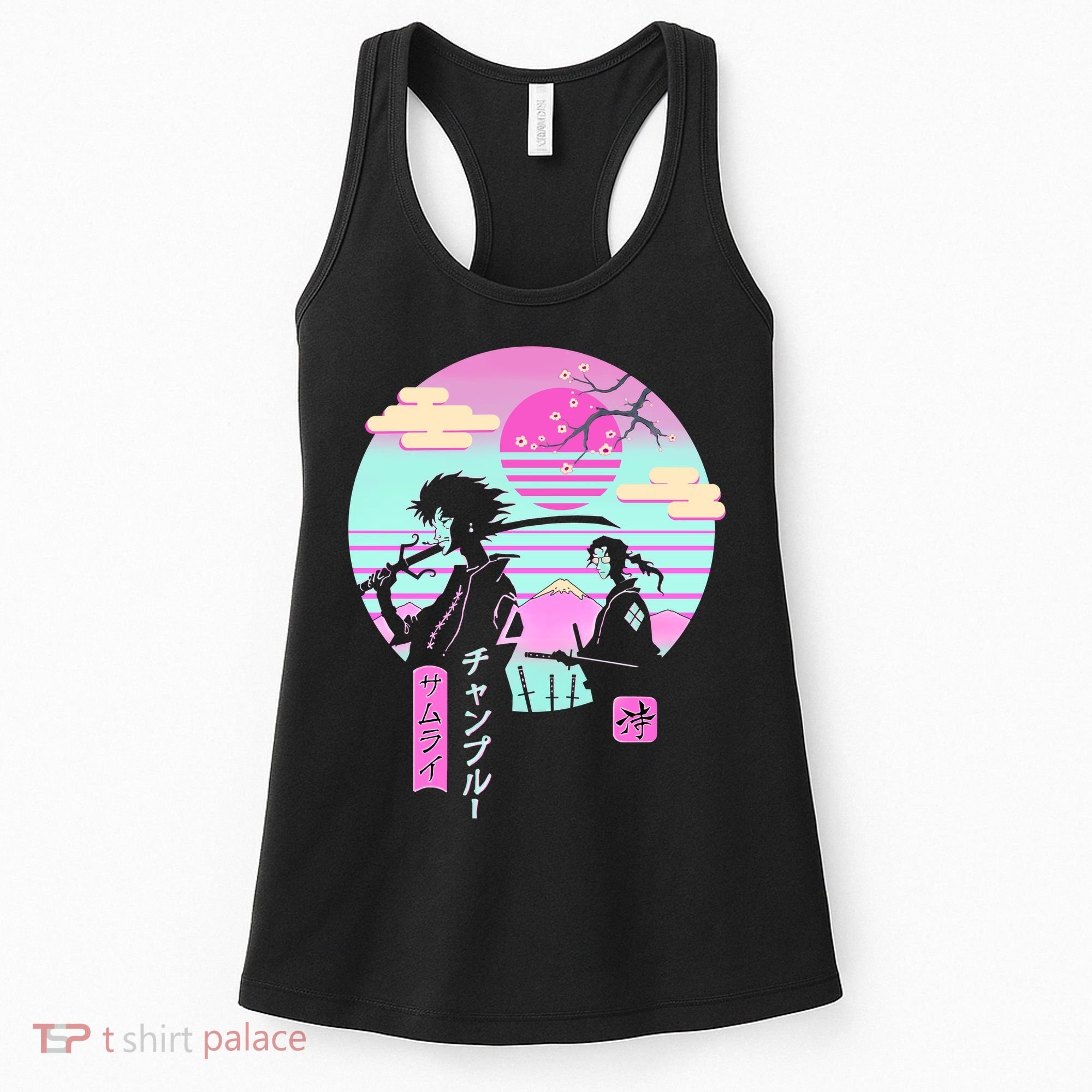 Retro Samurai Chillhop Anime Women's Tank Top