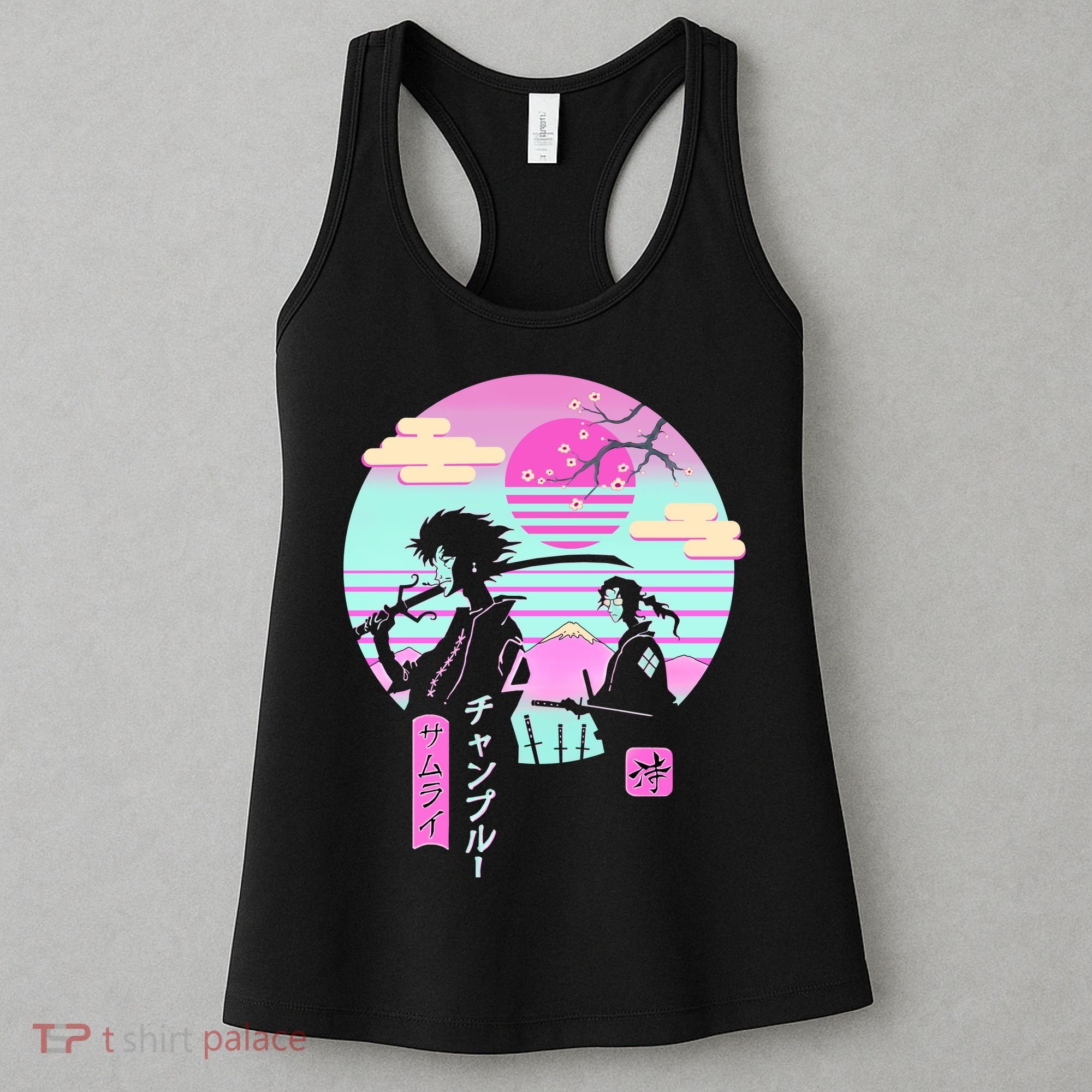 Retro Samurai Chillhop Anime Women's Tank Top