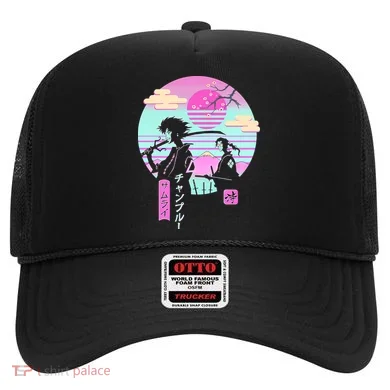 Retro Samurai Chillhop Anime Hat