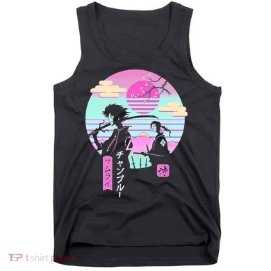 Retro Samurai Chillhop Anime Tank Top