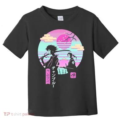 Retro Samurai Chillhop Anime Toddler T-Shirt