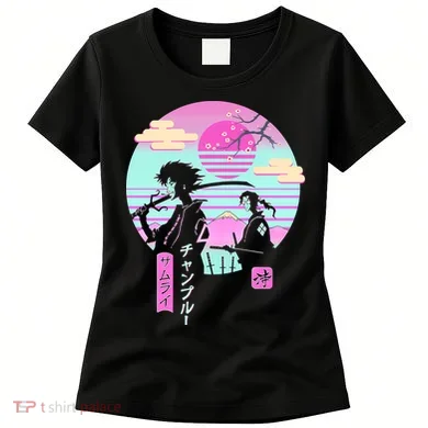 Retro Samurai Chillhop Anime Women's T-Shirt