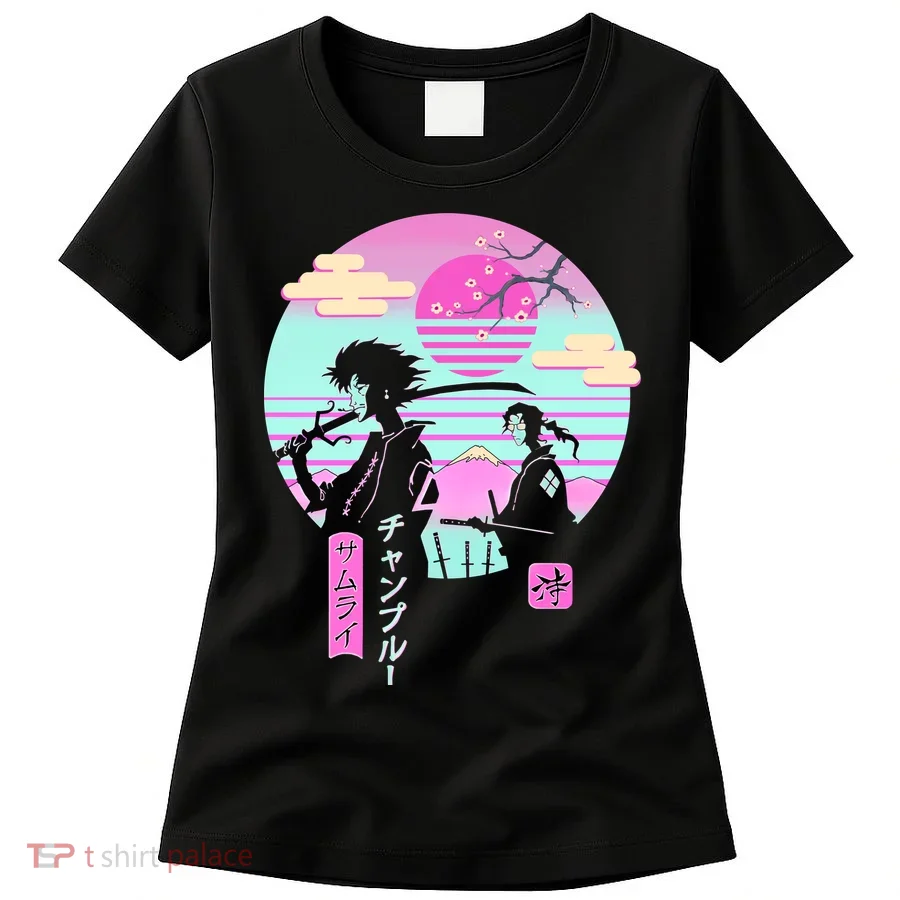 Retro Samurai Chillhop Anime Women's T-Shirt